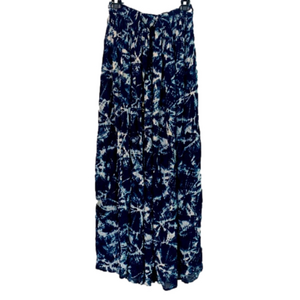 BAND of gypsies Tie Dye Flowy Boho Festival Maxi Skirt Small